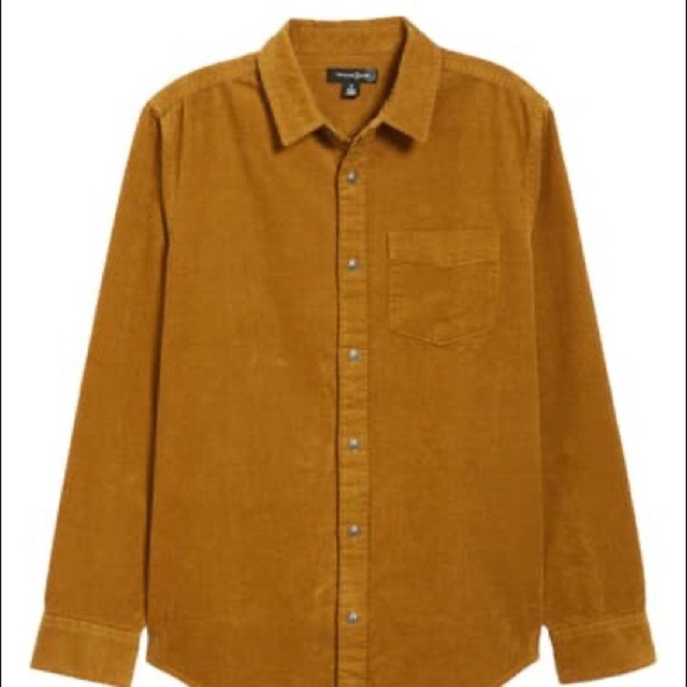 Treasure & Bond Regular Fit Corduroy Shirt Jacket